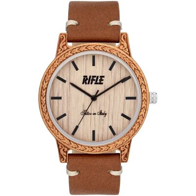 Rifle Orologio Dayak 2 Mm Bamboo / Cognac One Size Rifle Orologio Dayak 2 Mm Bamboo / Cognac One Size
