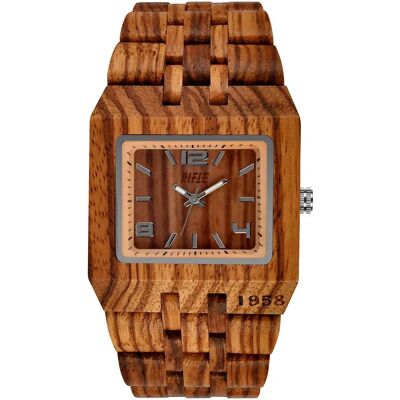 Rifle Orologio Route 67 Mm Zebra Wood One Size Rifle Orologio Route 67 Mm Zebra Wood One Size