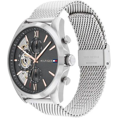 Tommy Hilfiger Orologio Baker 3 Mm Silver / Dark Grey / Mineral One Size Tommy Hilfiger Orologio Baker 3 Mm Silver / Dark Grey / Mineral One Size