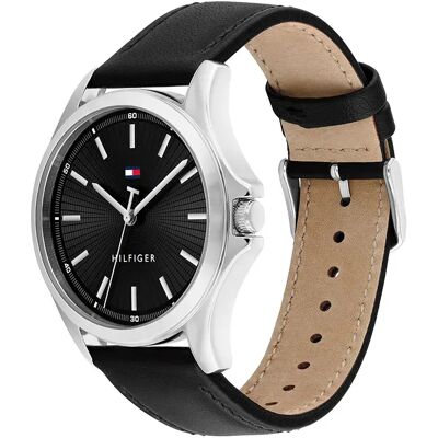 Tommy Hilfiger Orologio Bruce 2 Mm Black / Black / Silver / Mineral One Size Tommy Hilfiger Orologio Bruce 2 Mm Black / Black / Silver / Mineral One Size