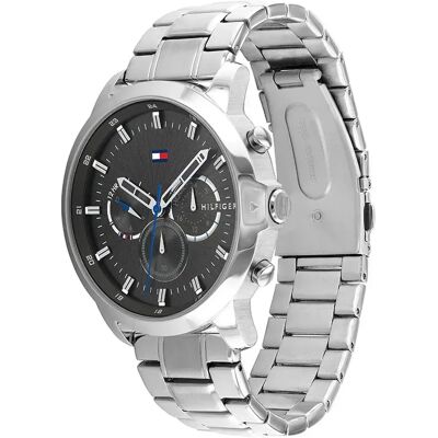 Tommy Hilfiger Orologio Jamsn 6 Mm Silver / Dark Grey / Mineral One Size Tommy Hilfiger Orologio Jamsn 6 Mm Silver / Dark Grey / Mineral One Size