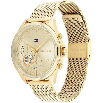 Tommy Hilfiger Orologio Da Donna Quinn 38 Mm Gold / Gold / Mineral One Size Tommy Hilfiger Orologio Da Donna Quinn 38 Mm Gold / Gold / Mineral One Size