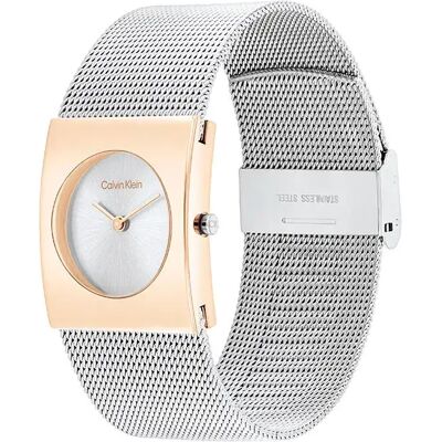 Calvin Klein Watches Orologio Da Donna 25100063 26 Mm Silver / Silver / Rose / Mineral One Size Calvin Klein Watches Orologio Da Donna 25100063 26 Mm Silver / Silver / Rose / Mineral One Size