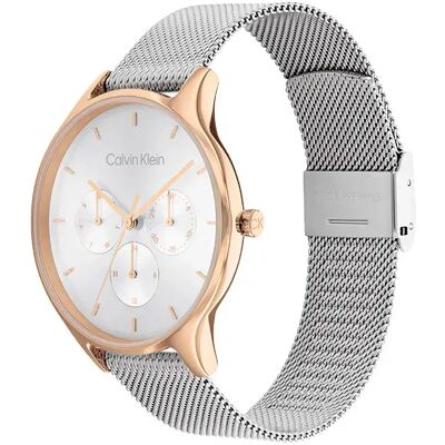 Calvin Klein Watches Orologio Da Donna 25200106 38 Mm Silver / Silver / Gold / Mineral One Size Calvin Klein Watches Orologio Da Donna 25200106 38 Mm Silver / Silver / Gold / Mineral One Size