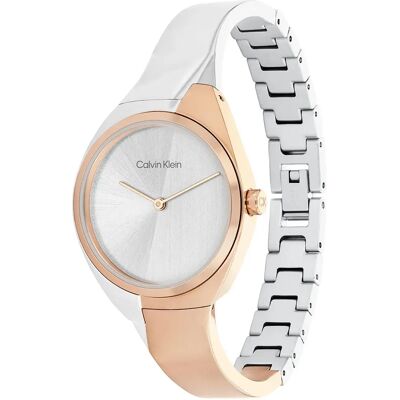 Calvin Klein Watches Orologio Da Donna 25200237 30 Mm Silver / Gold / Silver / Mineral One Size Calvin Klein Watches Orologio Da Donna 25200237 30 Mm Silver / Gold / Silver / Mineral One Size