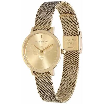 Olivia Burton Orologio Da Donna Bee 28 Mm Gold / Gold / Mineral One Size Olivia Burton Orologio Da Donna Bee 28 Mm Gold / Gold / Mineral One Size