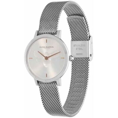 Olivia Burton Orologio Da Donna Bee 28 Mm Silver / Silver / Mineral One Size Olivia Burton Orologio Da Donna Bee 28 Mm Silver / Silver / Mineral One Size