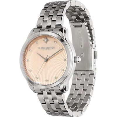 Olivia Burton Orologio Da Donna Starlight 36 Mm Silver / Pink / Mineral One Size Olivia Burton Orologio Da Donna Starlight 36 Mm Silver / Pink / Mineral One Size