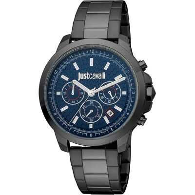 Just Cavalli Orologio Jc1g178m0075 Quartz 3 Atm Mm Black / Black / Blue One Size Just Cavalli Orologio Jc1g178m0075 Quartz 3 Atm Mm Black / Black / Blue One Size