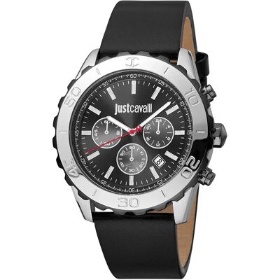Just Cavalli Orologio Jc1g21l0035 Quartz 5 Mm Grey / Black / Black One Size Just Cavalli Orologio Jc1g21l0035 Quartz 5 Mm Grey / Black / Black One Size