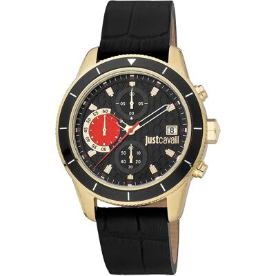 Just Cavalli Orologio Jc1g215l0025 Quartz 2 Mm Golden / Black / Multicolor One Size Just Cavalli Orologio Jc1g215l0025 Quartz 2 Mm Golden / Black / Multicolor One Size