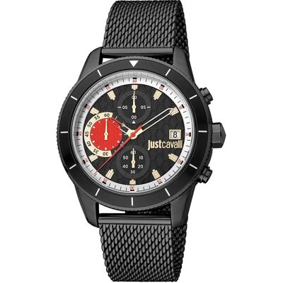 Just Cavalli Orologio Jc1g215m0075 Quartz 1 Mm Black / Black / Multicolor One Size Just Cavalli Orologio Jc1g215m0075 Quartz 1 Mm Black / Black / Multicolor One Size