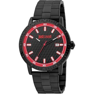 Just Cavalli Orologio Jc1g216m0065 Quartz 3 Atm 2 Mm Black / Black / Multicolor One Size Just Cavalli Orologio Jc1g216m0065 Quartz 3 Atm 2 Mm Black / Black / Multicolor One Size