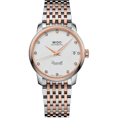 Mido Orologio Da Donna M027207220160 Automatic 5 Atm 33 Mm Grey / Grey / White One Size Mido Orologio Da Donna M027207220160 Automatic 5 Atm 33 Mm Grey / Grey / White One Size