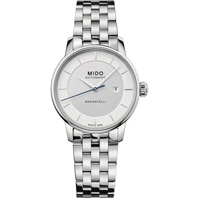 Mido Orologio Da Donna M037207110310 Automatic 5 Atm 30 Mm Grey / Grey / White One Size Mido Orologio Da Donna M037207110310 Automatic 5 Atm 30 Mm Grey / Grey / White One Size