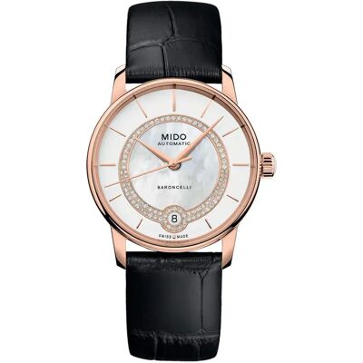 Mido Orologio Da Donna M037807360310 Automatic 10 Atm 33 Mm Pink / Black / White One Size Mido Orologio Da Donna M037807360310 Automatic 10 Atm 33 Mm Pink / Black / White One Size