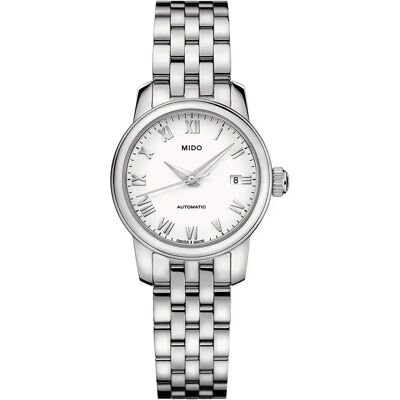 Mido Orologio Da Donna M039007110130 Automatic 5 Atm 25 Mm Grey / Grey / White One Size Mido Orologio Da Donna M039007110130 Automatic 5 Atm 25 Mm Grey / Grey / White One Size