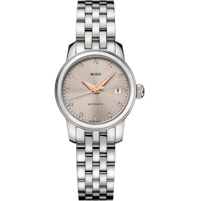 Mido Orologio Da Donna M039007110760 Automatic 5 Atm 25 Mm Grey / Grey / White One Size Mido Orologio Da Donna M039007110760 Automatic 5 Atm 25 Mm Grey / Grey / White One Size