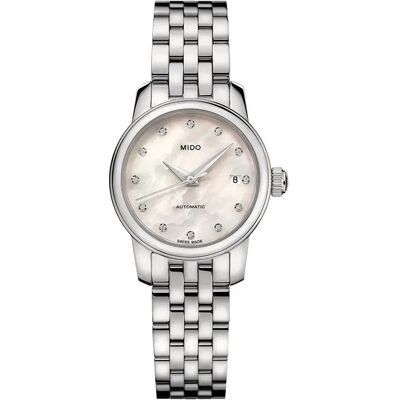 Mido Orologio Da Donna M039007111060 Automatic 5 Atm 25 Mm Grey / Grey / White One Size Mido Orologio Da Donna M039007111060 Automatic 5 Atm 25 Mm Grey / Grey / White One Size