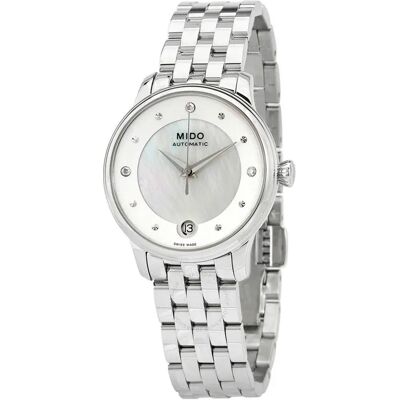 Mido Orologio Da Donna M039207111060 Automatic 5 Atm 33 Mm Grey / Grey / White One Size Mido Orologio Da Donna M039207111060 Automatic 5 Atm 33 Mm Grey / Grey / White One Size