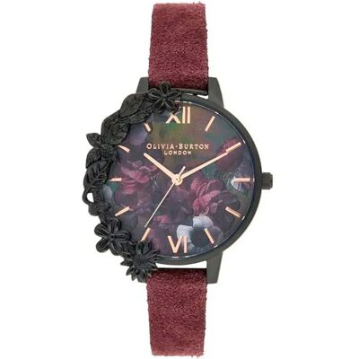 Olivia Burton Orologio Da Donna Ob16ad Quartz 3m Black / Red / Multicolor One Size Olivia Burton Orologio Da Donna Ob16ad Quartz 3m Black / Red / Multicolor One Size