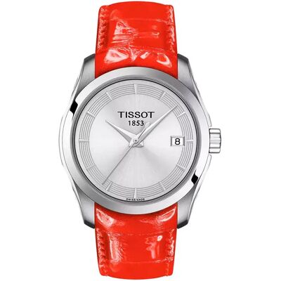 Tissot Orologio Da Donna T035210160310 Quartz 5 Atm 32 Mm Grey / Red / White One Size Tissot Orologio Da Donna T035210160310 Quartz 5 Atm 32 Mm Grey / Red / White One Size