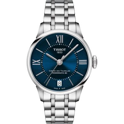 Tissot Orologio Da Donna T09920711080 Automatic 5 Atm 32 Mm Grey / Grey / Blue One Size Tissot Orologio Da Donna T09920711080 Automatic 5 Atm 32 Mm Grey / Grey / Blue One Size