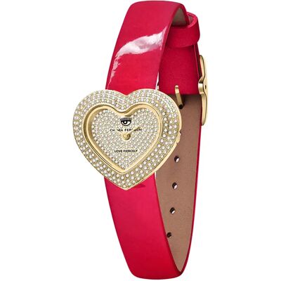 Chiara Ferragni Orologio R1951105501 Red / Gold Shiny One Size Chiara Ferragni Orologio R1951105501 Red / Gold Shiny One Size