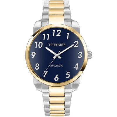 Trussardi Orologio R22315001 Golden / Blue One Size Trussardi Orologio R22315001 Golden / Blue One Size