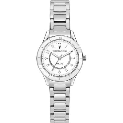 Trussardi Orologio R253151502 Grey / White One Size Trussardi Orologio R253151502 Grey / White One Size
