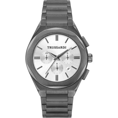 Trussardi Orologio R253156003 Grey / White One Size Trussardi Orologio R253156003 Grey / White One Size