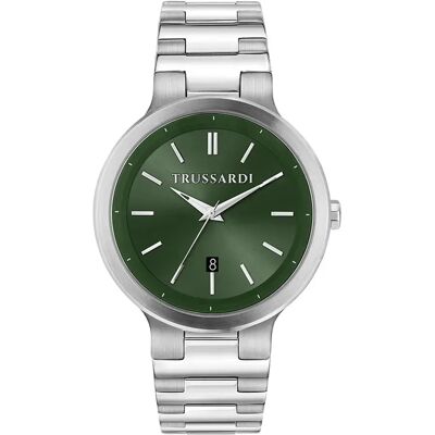 Trussardi Orologio R25316002 Grey / Green One Size Trussardi Orologio R25316002 Grey / Green One Size