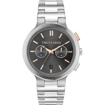 Trussardi Orologio R25316005 Grey / Grey One Size Trussardi Orologio R25316005 Grey / Grey One Size