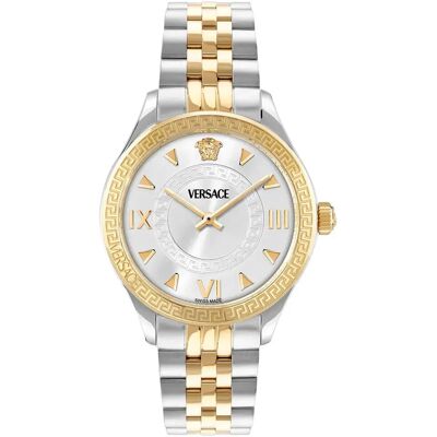 Versace Orologio Hellenyium Silver / Gold / White / Sapphire One Size Versace Orologio Hellenyium Silver / Gold / White / Sapphire One Size