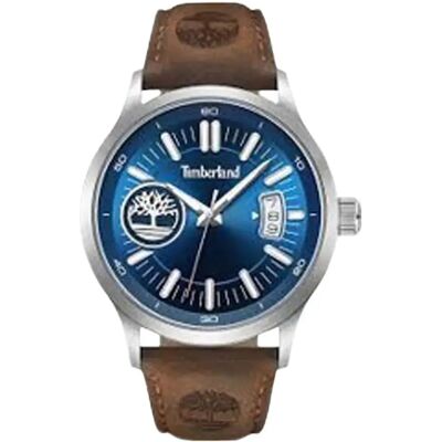 Timberland Orologio Da Donna Stainless Steel Case Blue Sunray Dial Brown Leather Strap 3-hand Assorted One Size Timberland Orologio Da Donna Stainless Steel Case Blue Sunray Dial Brown Leather Strap 3-hand Assorted One Size