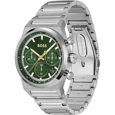 Boss Orologio 151220 1mm Silver / Green One Size Boss Orologio 151220 1mm Silver / Green One Size