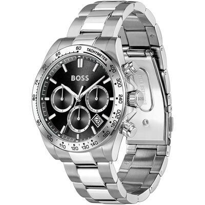 Boss Orologio 151267 3mm Silver / Black One Size Boss Orologio 151267 3mm Silver / Black One Size