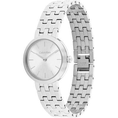 Calvin Klein Watches Orologio Da Donna Forme 26mm Silver / Silver One Size Calvin Klein Watches Orologio Da Donna Forme 26mm Silver / Silver One Size