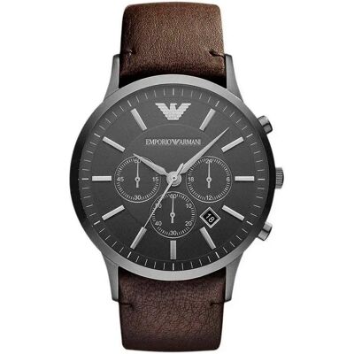 Armani Orologio Ar262 6mm 5atm Quartz Analogical Brown / Black / Mineral One Size Armani Orologio Ar262 6mm 5atm Quartz Analogical Brown / Black / Mineral One Size