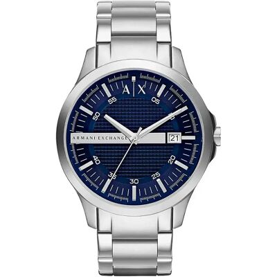 Armani Exchange Orologio Ax2132 6mm 5atm Quartz Analogical Grey / Blue / Mineral One Size Armani Exchange Orologio Ax2132 6mm 5atm Quartz Analogical Grey / Blue / Mineral One Size