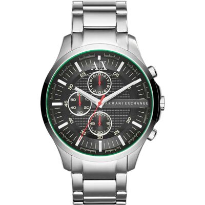 Armani Exchange Orologio Ax2163 6mm 5atm Quartz Analogical Grey / Black / Mineral One Size Armani Exchange Orologio Ax2163 6mm 5atm Quartz Analogical Grey / Black / Mineral One Size