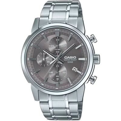 Casio Orologio Mtpe510d8avdf 2mm 5atm Quartz Analogical Grey / Grey / Mineral One Size Casio Orologio Mtpe510d8avdf 2mm 5atm Quartz Analogical Grey / Grey / Mineral One Size