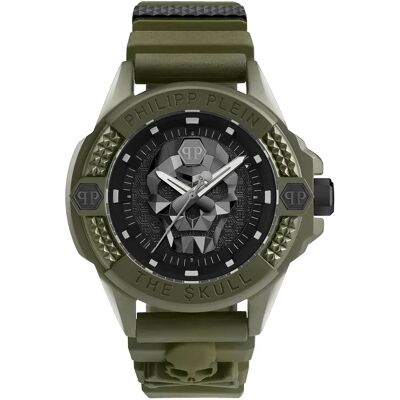 Philipp Plein Orologio Pwuba023 mm 5atm Quartz Analogical Green / Black / Mineral One Size Philipp Plein Orologio Pwuba023 mm 5atm Quartz Analogical Green / Black / Mineral One Size