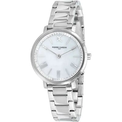 Pierre Cardin Orologio Da Donna Cbc.5002 32mm 3atm Quartz Analogical Grey / White / Mineral One Size Pierre Cardin Orologio Da Donna Cbc.5002 32mm 3atm Quartz Analogical Grey / White / Mineral One Size