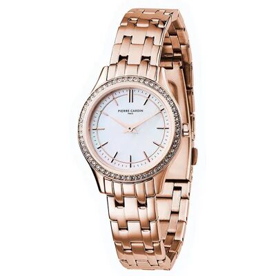 Pierre Cardin Orologio Da Donna Cf.0611.sc.rg 30mm 3atm Quartz Analogical Pink / White / Mineral One Size Pierre Cardin Orologio Da Donna Cf.0611.sc.rg 30mm 3atm Quartz Analogical Pink / White / Mineral One Size