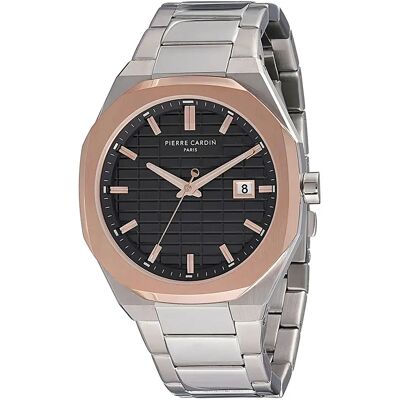 Pierre Cardin Orologio Cf.1000.mu 2mm 5atm Quartz Analogical Grey / Black / Mineral One Size Pierre Cardin Orologio Cf.1000.mu 2mm 5atm Quartz Analogical Grey / Black / Mineral One Size