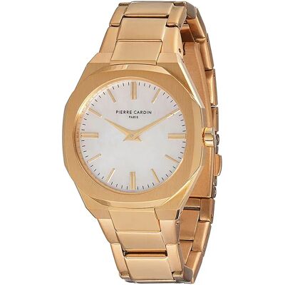 Pierre Cardin Orologio Da Donna Cf.1008.mg 32mm 3atm Quartz Analogical Golden / White / Mineral One Size Pierre Cardin Orologio Da Donna Cf.1008.mg 32mm 3atm Quartz Analogical Golden / White / Mineral One Size