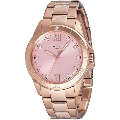 Pierre Cardin Orologio Da Donna Cf.1009.mr.1 3mm 3atm Quartz Analogical Pink / Pink / Mineral One Size Pierre Cardin Orologio Da Donna Cf.1009.mr.1 3mm 3atm Quartz Analogical Pink / Pink / Mineral One Size