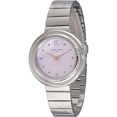 Pierre Cardin Orologio Da Donna Cf.1010.ms.2 32mm 3atm Quartz Analogical Grey / Pink / Mineral One Size Pierre Cardin Orologio Da Donna Cf.1010.ms.2 32mm 3atm Quartz Analogical Grey / Pink / Mineral One Size