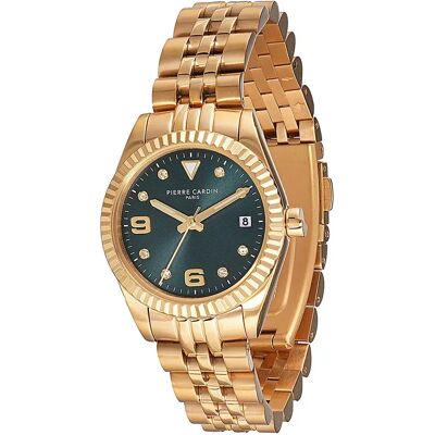 Pierre Cardin Orologio Da Donna Cf.1012.mg.2 28mm 3atm Quartz Analogical Golden / Green / Mineral One Size Pierre Cardin Orologio Da Donna Cf.1012.mg.2 28mm 3atm Quartz Analogical Golden / Green / Mineral One Size